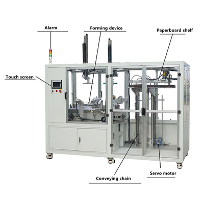 Fully Automatic Aircraft Box Carton Packing Machine Paper Folding Forming