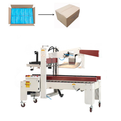 Disposable Face Mask Packing Machine Medical Flap Folding Carton Taping Machine