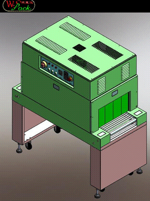 PE Film Heat Tunnel Shrink Wrap Machine Thermal Automatic Horizontal Sealing