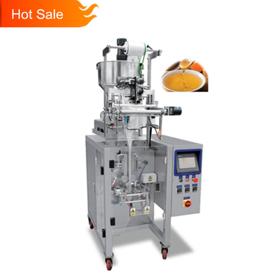 Automatic PLC Volumetric Vertical Liquid Filling Machine Flow Sachet Sauce Small Size