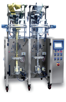 Double Lines Vertical Automatic Granule Packing Machine Small Snacks Pouch