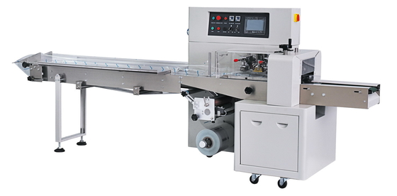 PLC Horizontal Form Fill Packaging Machine Seal Conveying Servo Motors