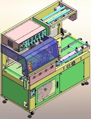 POF PVC Film Heat Tunnel Shrink Wrap Machine Automatic Industrial L Type