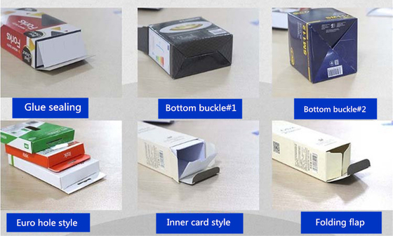 Pharmaceutical Automatic Carton Packing Machine Toothpaste Carton Folder Gluer Machine