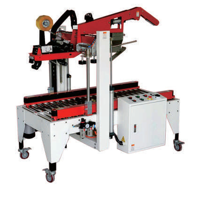 Adhesive Tape Automatic Box Packing Machine Electric Corrugated Box Strapping Machine
