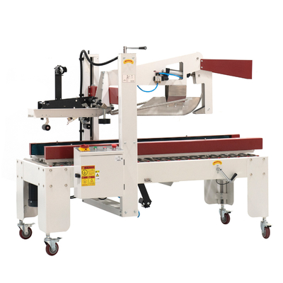 Adhesive Tape Automatic Box Packing Machine Electric Corrugated Box Strapping Machine