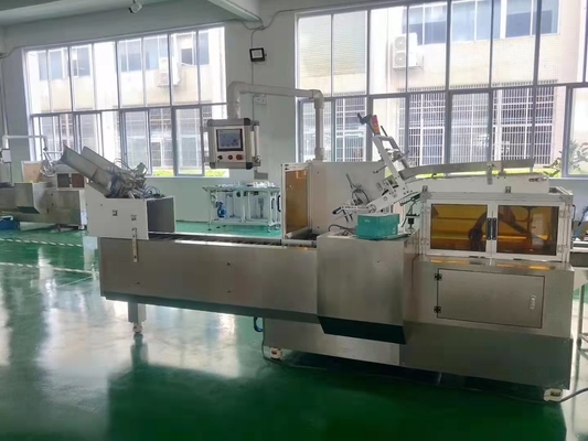Bottom Buckle Automatic Box Packing Machine Tissue Gloves Folding Machine