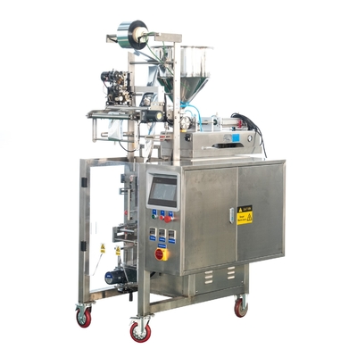 Automatic PLC Volumetric Vertical Liquid Filling Machine Flow Sachet Sauce Small Size